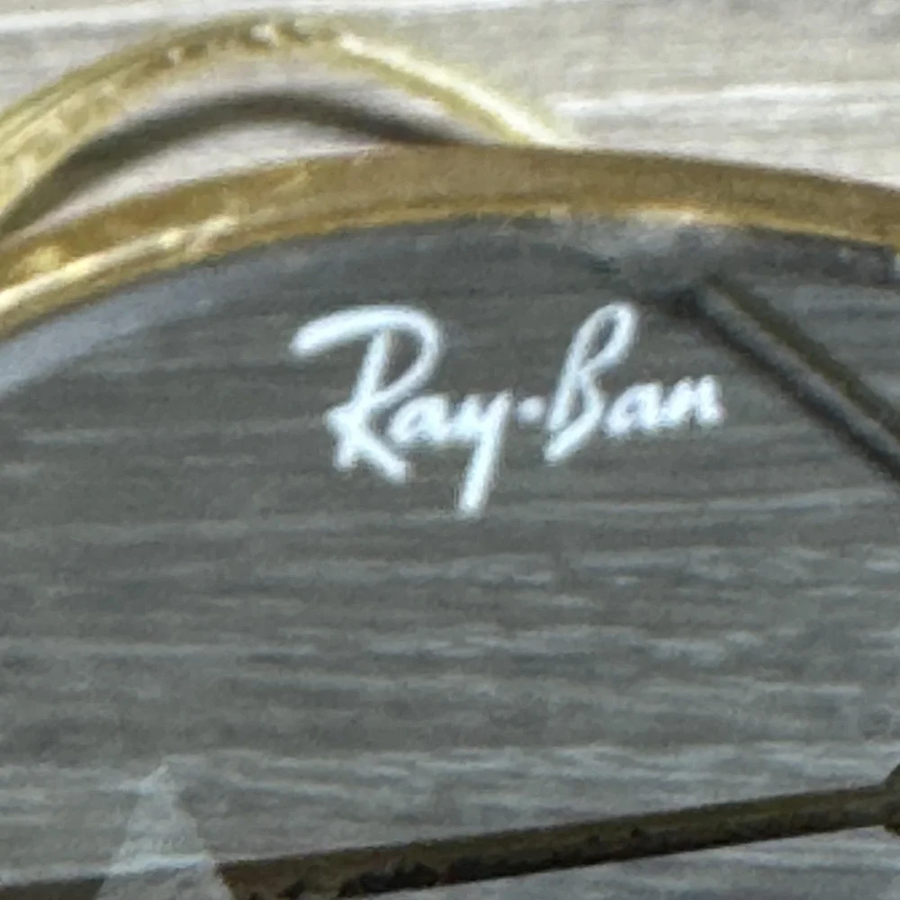 Vtg‎ 1970's Ray-Ban Aviator Sunglasses Gold Bad Bunny Bifocal Outdoorsman RB3030